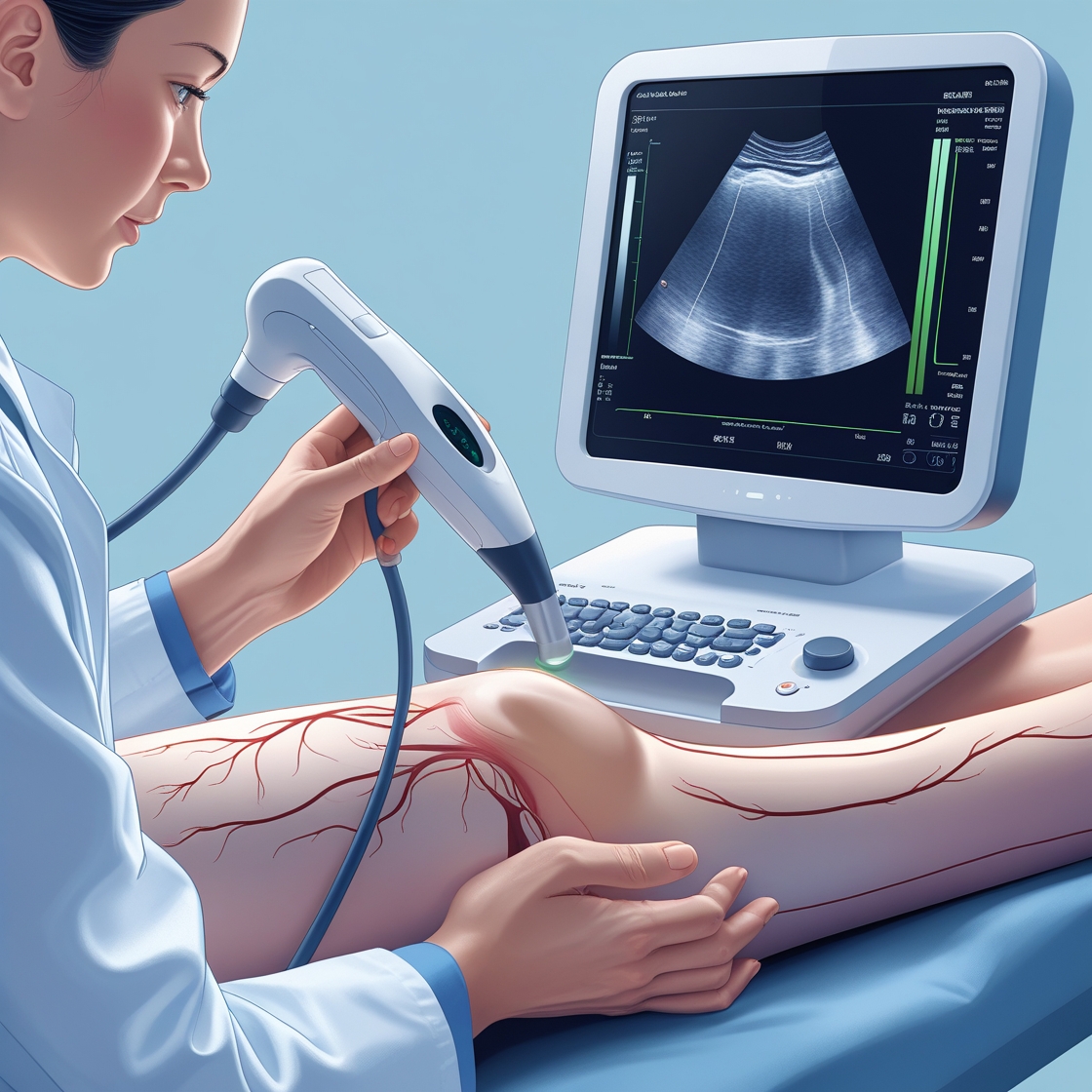 Lower Extremities Venous Ultrasound for Deep Venous Thrombosis